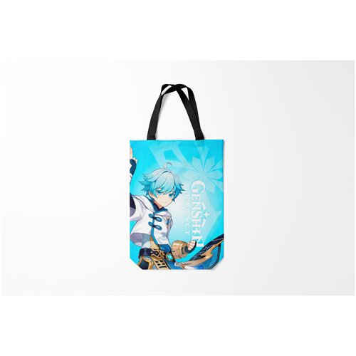 фото Сумка-шоппер / 31х42 см / геймерам / genshin impact чжун юнь burnettie