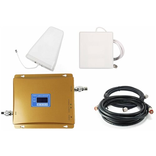 Усилитель сигнала сотовой связи 2G/3G/4G – Комплект Repiter-900/1800МГц (LED)