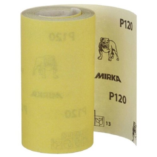 Шкурка шлифовальная Mirka Mirox на бумаге, ширина 115 мм, длина 5 м, зерно P120