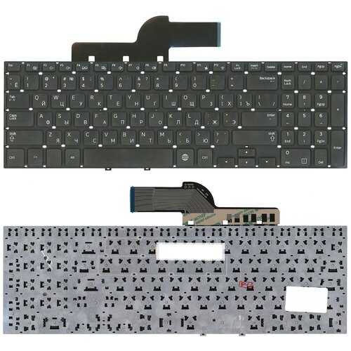 Клавиатура для ноутбука Samsung 355V5C 350V5C черная без рамки клавиатура для samsung 350v5c ноутбука