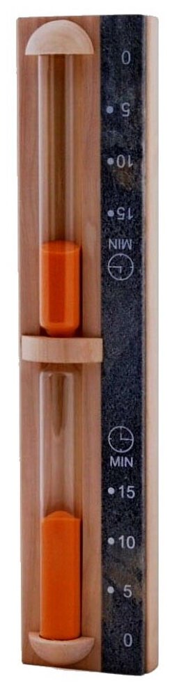 фото Часы песочные Sawo 550-RD (кедр, вставка талькохлорит)