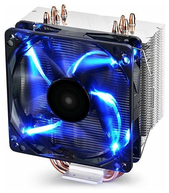 Кулер Deepcool Gammaxx 400 Blue Basic Универсальный (tdp 150W, Al-Cu/120mm, Blue Led, 4pin) RTL .