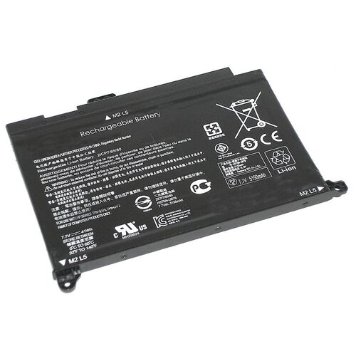 фото Аккумуляторная батарея для ноутбука hp 15-au (bp02xl) 7.7v 5150mah oem
