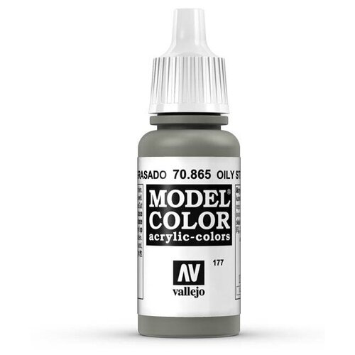 Краска 70865 Vallejo Серии Model Color - Oily Steel 17ml