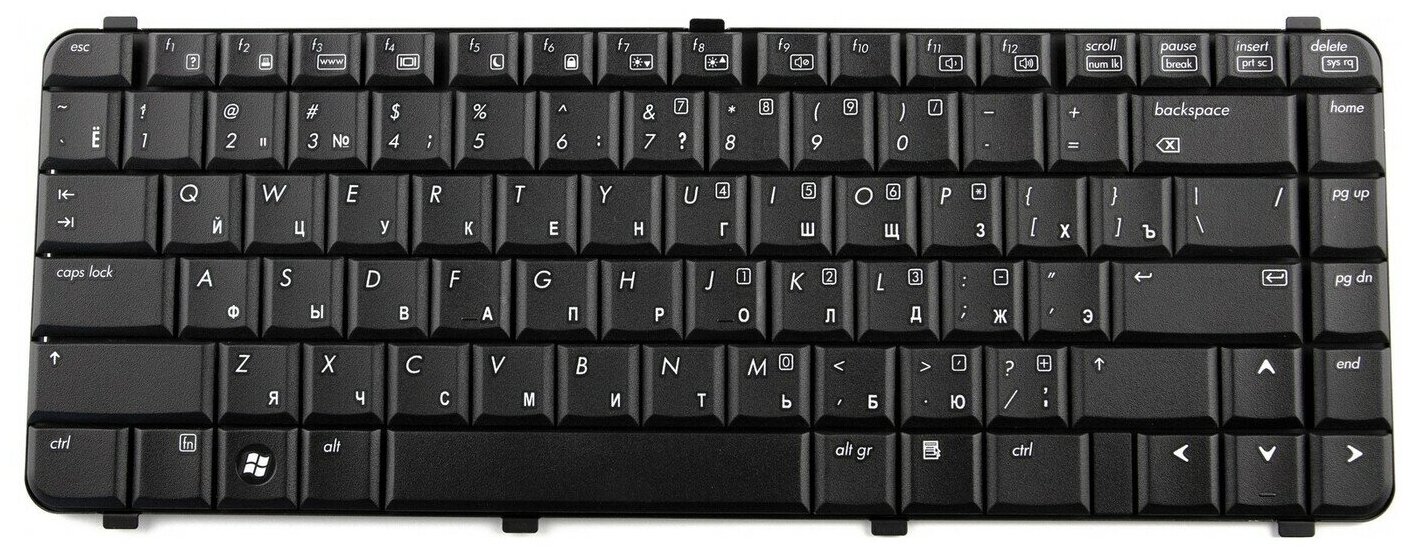 Клавиатура для ноутбука HP CQ511 CQ515 CQ610 CQ615 Pn NSK-H5R0R NSK-H5T0R NSK-HFM0R 9J N8682 R0R 909₽