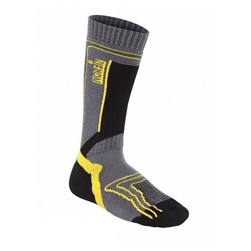 Носки NORFIN, размер 43/45, желтый, черный, серый носки norfin размер 43 45 желтый черный серый