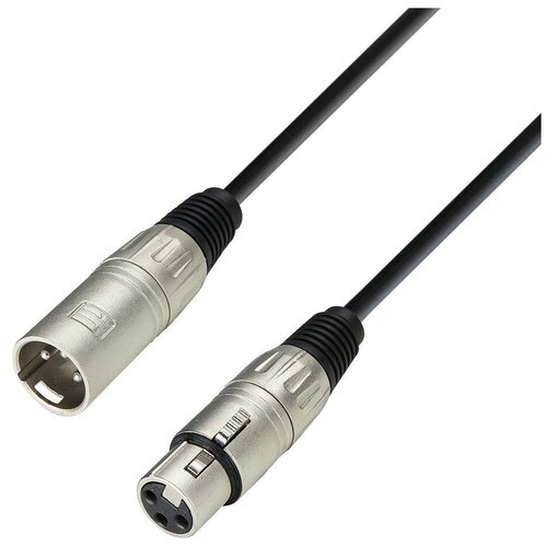 Кабель микрофонный 0,5 м. Adam Hall K3 MMF 0050 dmx кабель 3 pin xlr m xlr f 3м adam hall k3 dmf 0300