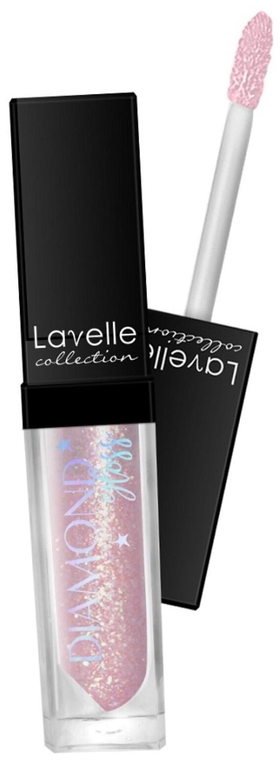 Блеск для губ Diamond gloss LavelleCollection тон 02 diamond rose, 5 мл