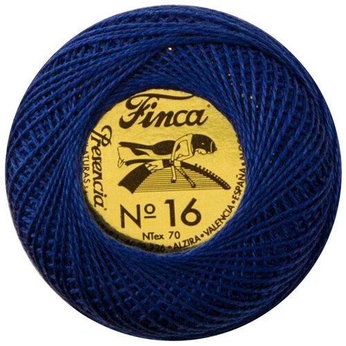 Нитки Мулине Finca Perle, темно-синие, 1 упаковка