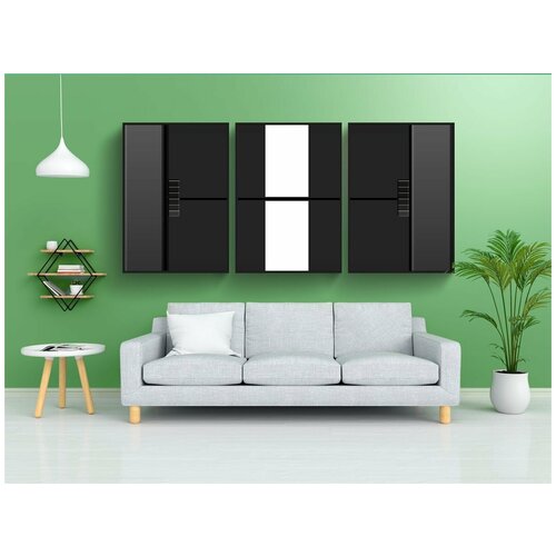 фото Набор модулных постеров для интерьера "алфавит, i, грамотность" 60x90 см. в тубусе, без рамки lotsprints