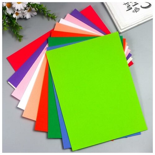 фото Набор декоративного фетра "ассорти 3" 10 листов 22х30 см 1.2 мм yandex market