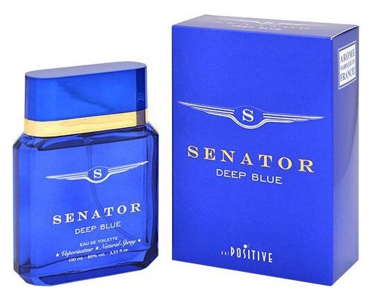 Positive Мужской Senator Deep Blue Туалетная вода (edt) 100мл