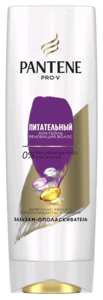 Бальзам для волос Pantene Pro-v Питательный Коктейль. Реновация Волос Бальзам-ополаскиватель для волос 360 мл.