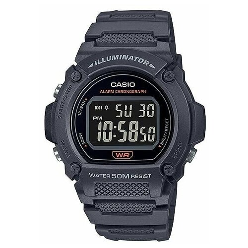 фото Японские наручные часы casio collection w-219h-8b