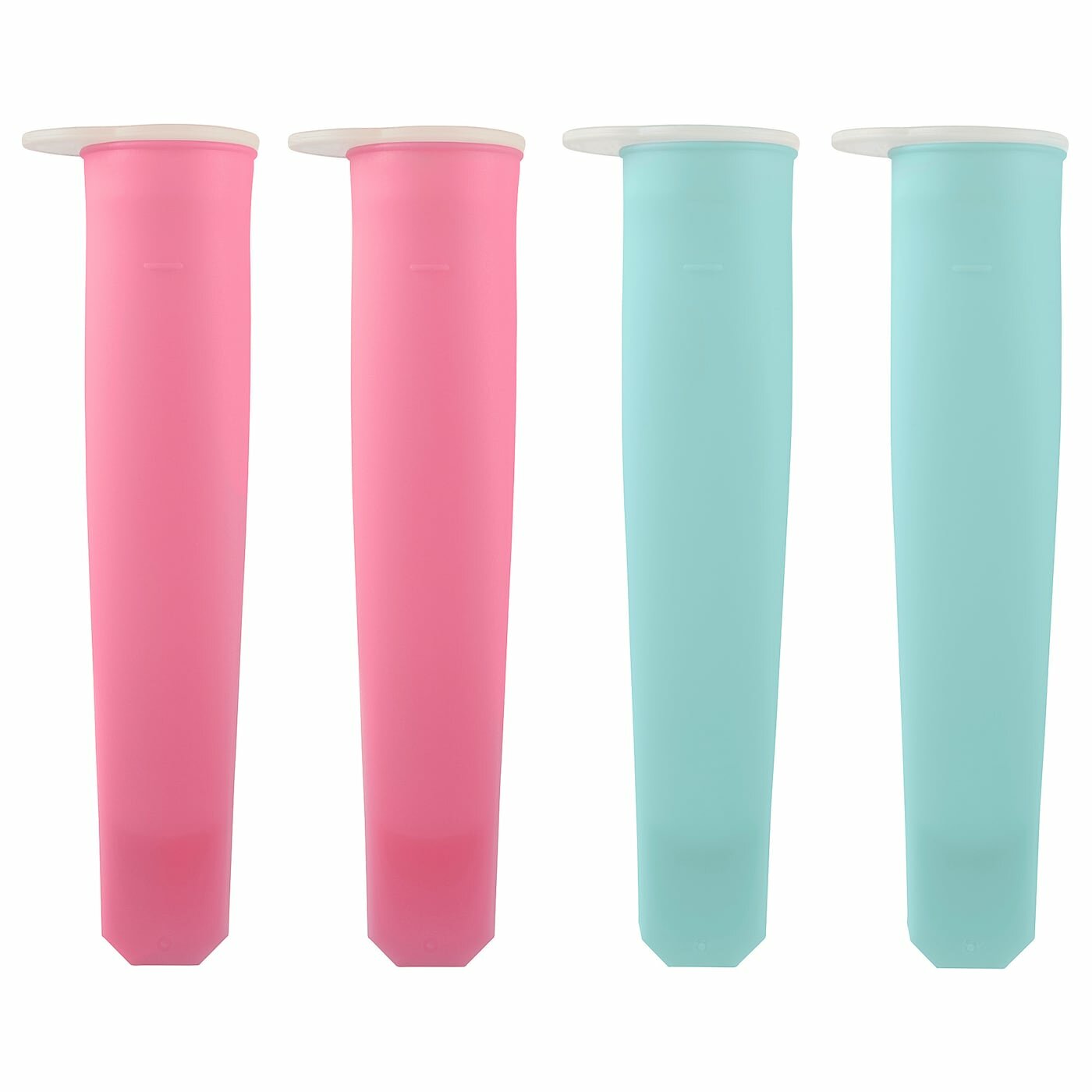 Форма для мороженого икеа утспэдд, 4 шт, розовый/голубой