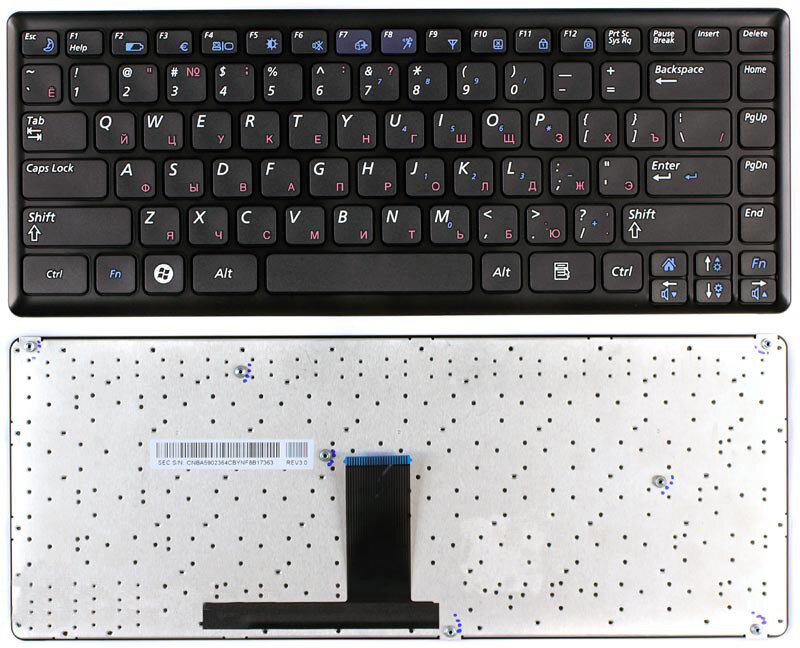 Клавиатура для Samsumg NP-X460 черная