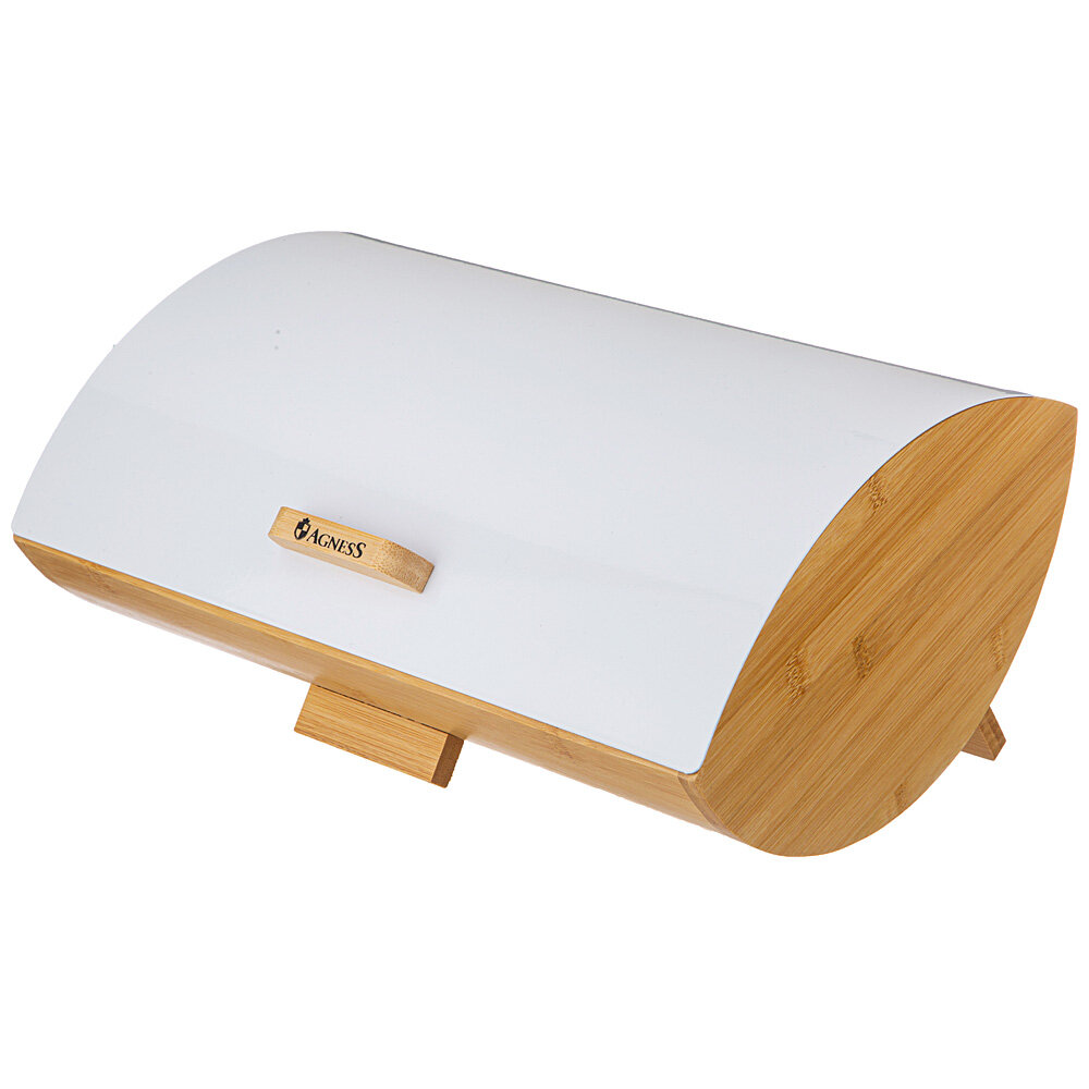 Хлебница agness 35х25х155см white KSG-938-082