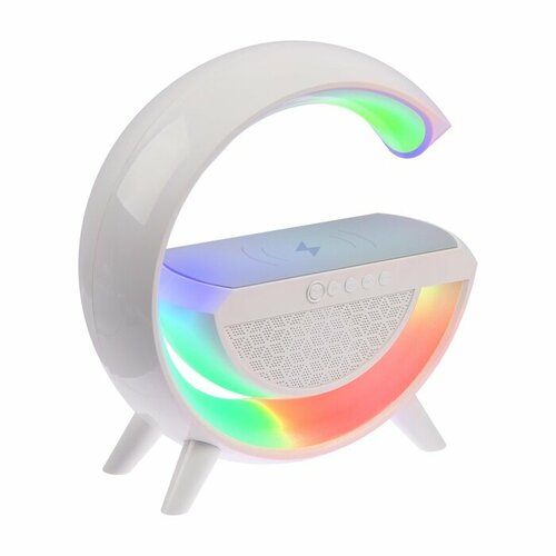 Портативная колонка- ночник BT2301 5 Вт колонка 10 W зарядка 1200 мАч подсветка белая 239000₽