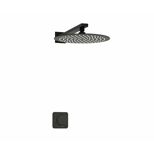 Встраиваемый комплект для душа с верхней душевой насадкой, WasserKRAFT, черный A5251.219.258