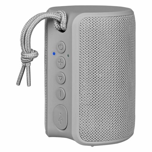 Портативная колонка TFN Play 5 Вт microUSB IPX7 1800 мАч серая 230600₽