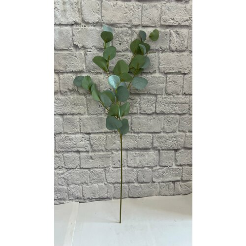 Ветка эвкалипта, высота 80см, 2штуки/Искусственные цветы/Искусственные растения для декора