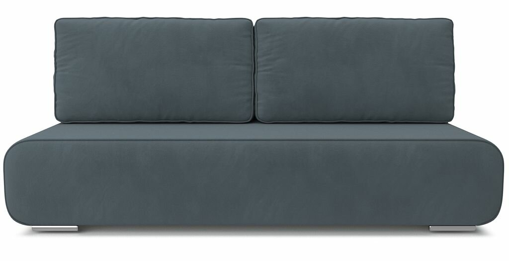 фото Диван-кровать раскладной PUSHE Лаки New велюр, синий Balance 784