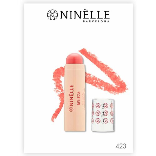 Сатиновый румяна в стике BELLEZA - 423 Нежный розовый