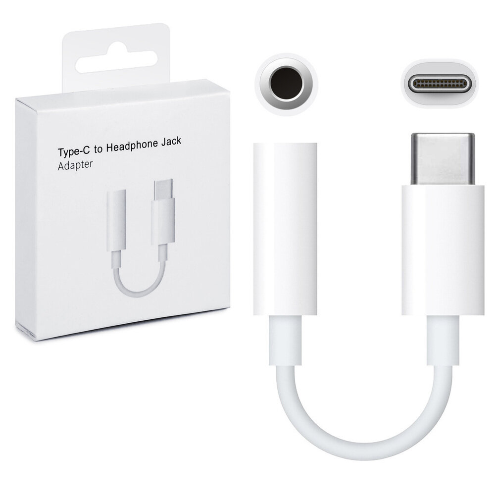 Переходник USB Type-C на 3.5 мм mini Jack на наушники для Apple/IPhone/IPad/MacBook/Android/Смартфона