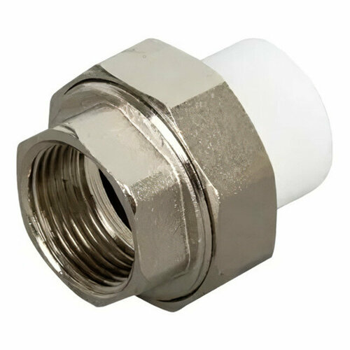 Муфта ppr ростерм комбинированная разъемная d20х34 вр 675₽