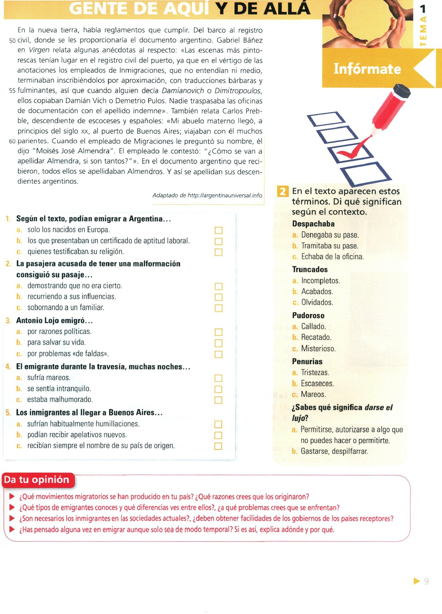 Tema a tema C. Libro del alumno - фото №3