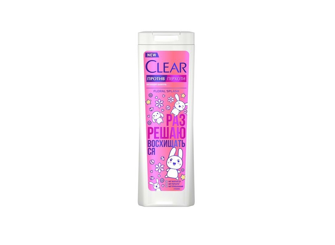 Набор из 3 штук Шампунь женский Clear Floral Splash 380мл