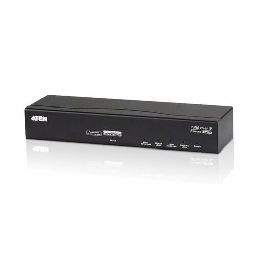 IP KVM переключатель ATEN (CN8600) кабель aten адаптер usb dvi virtual media kvm adapter with smart card support