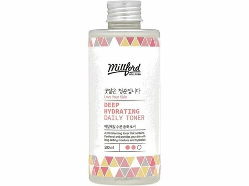 Глубоко увлажняющий тонер для лица Millford Deep Hydrating Daily Toner