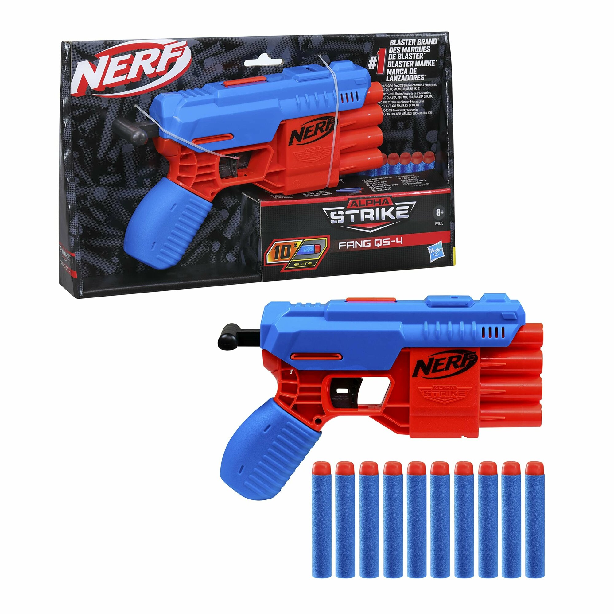 Nerf Бластер Alpha Strike Fang QS-4 E6973