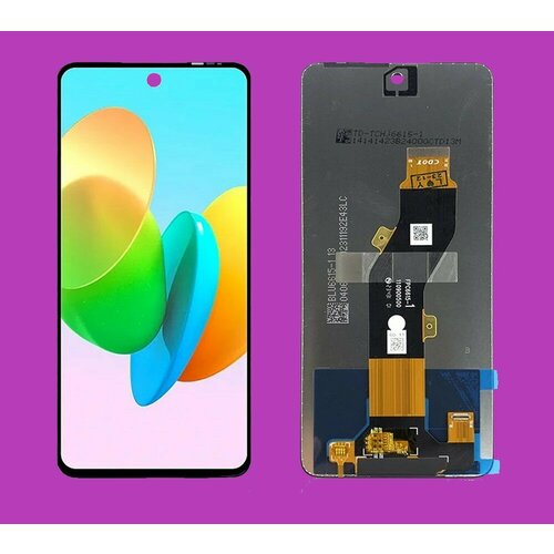 Дисплей для Tecno Spark 20 (KJ5) черный, черные