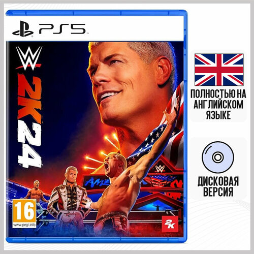 Игра WWE 2K24 (PS5, английская версия) игра для ps5 wwe 2k22 [английская версия]