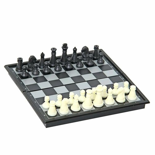 Настольная игра Veld Co 3 в 1 шахматы шашки нарды развивающая игра магнитные шахматы для всей семьи детям