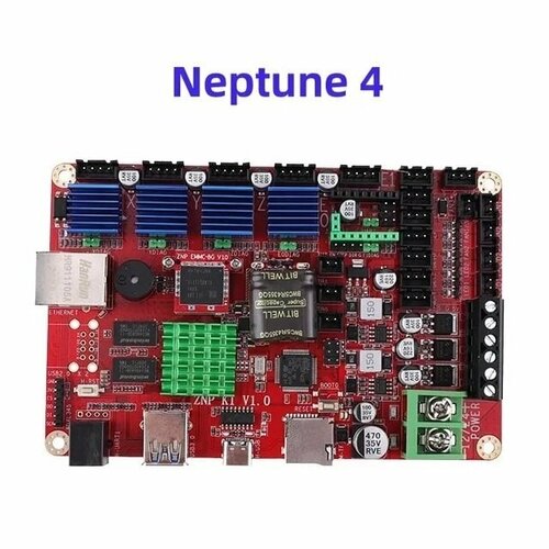 Плата управления для 3D принтера ELEGOO Neptune 4. Материнская плата ZNP K1 v1.0.