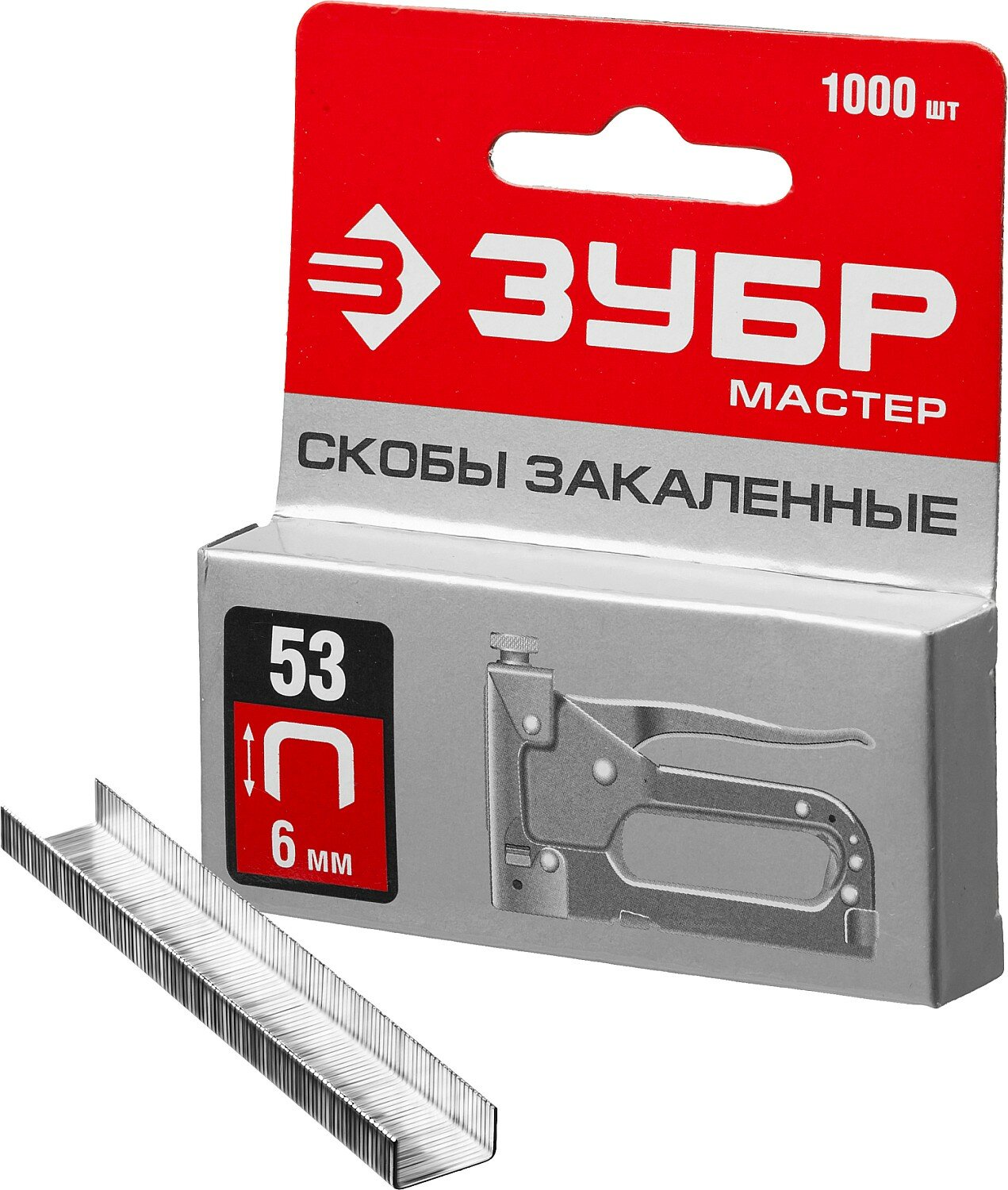 Скобы для степлера ЗУБР 31625-06