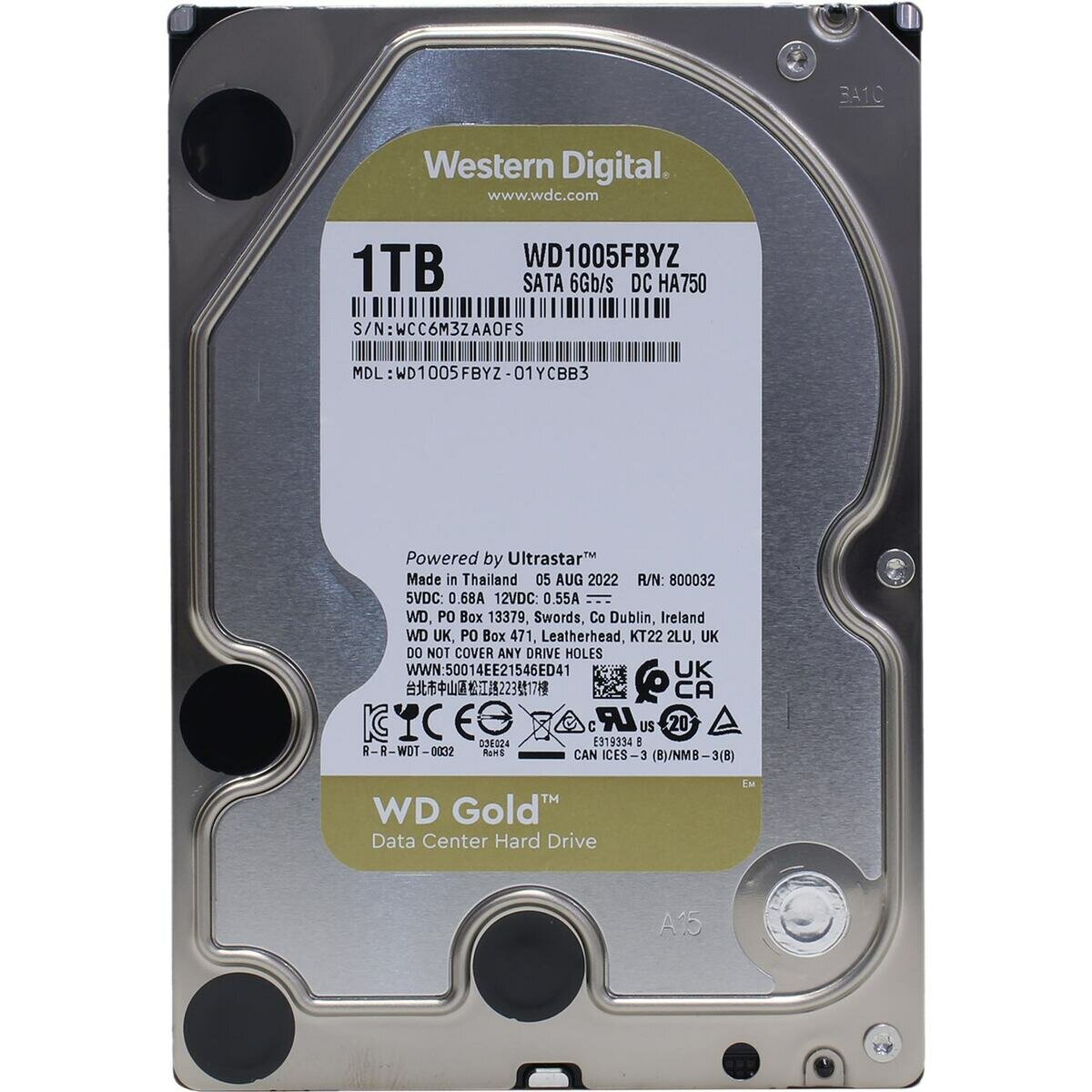 Western digital Gold 1 Тб WD1005FBYZ