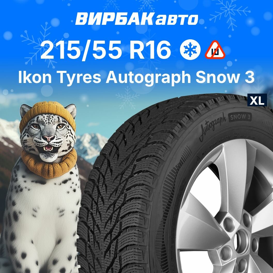 Зимние шины Ikon Tyres Autograph Snow 3 215/55R16 97R XL
