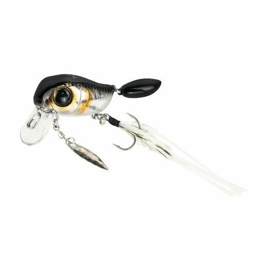 Воблер Jackall Micro Tappy 54F цвет Hl Silver & Black - убойная приманка по белому хищнику и окуню