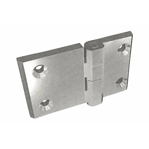 Накладная петля шарнирная нерж. сталь EMES IM50X63