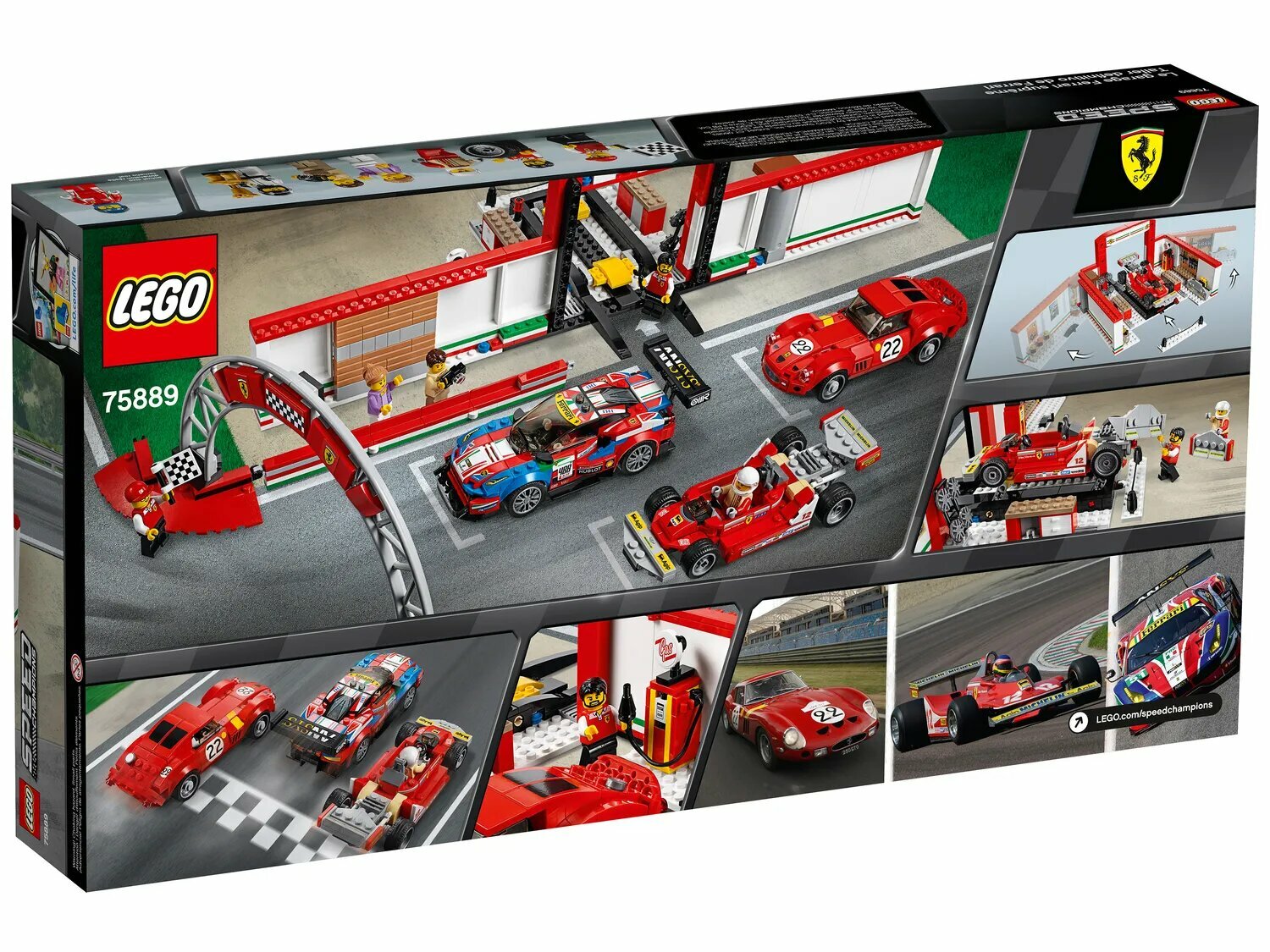 Конструктор LEGO Speed Champions 75889 Гараж Ferrari