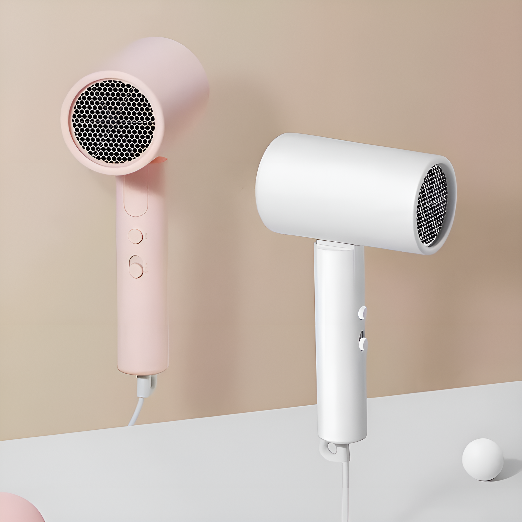 Изображение Фен-стайлер Xiaomi Compact Hair Dryer H101 Белый, ионизация, складной, 1600Вт
