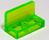 Panel 1 x 2 x 1 with Rounded Corners, 4865b Trans-Bright Green U