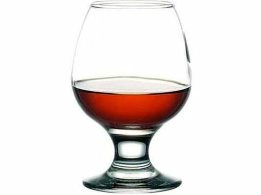 Бокал для бренди и коньяка "Бистро"; стекло; 250мл. — фото 1