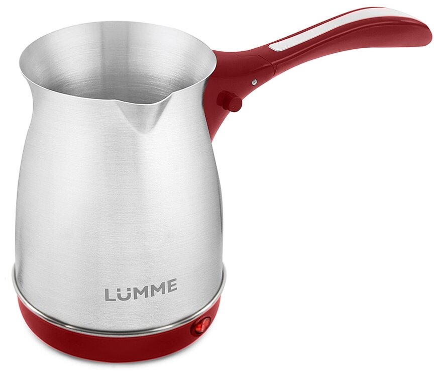 Кофеварка для кофе по-турецки LUMME LU-1633, бордовый гранат - фотография № 3
