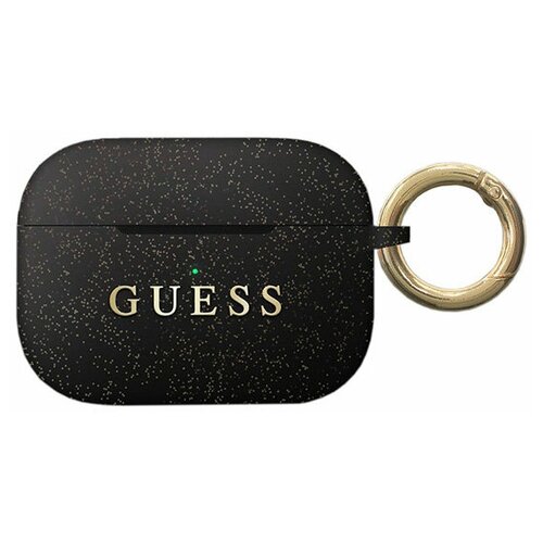 фото Guess чехол guess silicone с кольцом для airpods pro, черный