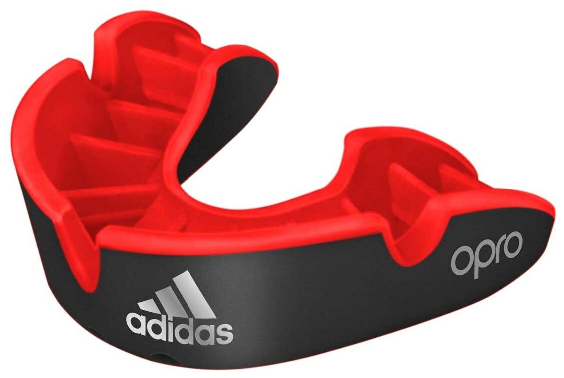 Капа одночелюстная Opro Silver Gen4 Self-Fit Mouthguard синяя Adidas - фото №1